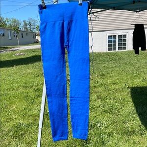 Vibrant Blue High-Waisted Leggings